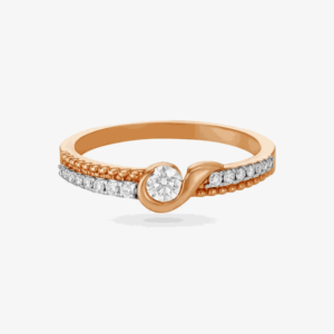Gold Diamond Ring for Women in Pal Gam Surat