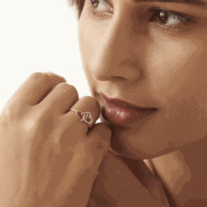 Gold Diamond Ring for Women in Piplod Surat
